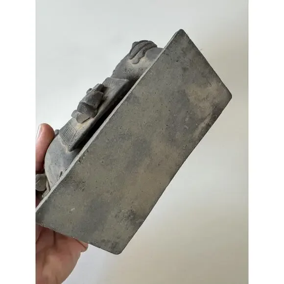 Korean Warrior Sculpture on Horse Clay Vessel Silla Master - Picture 12 of 12